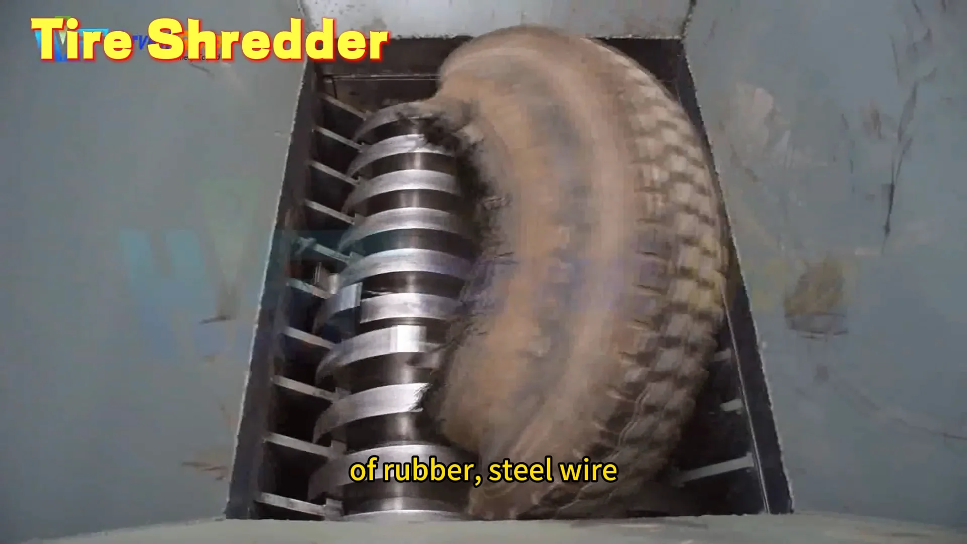 Good Price Industry Plc Tire Shredder For Rent Tire Shredder Trade