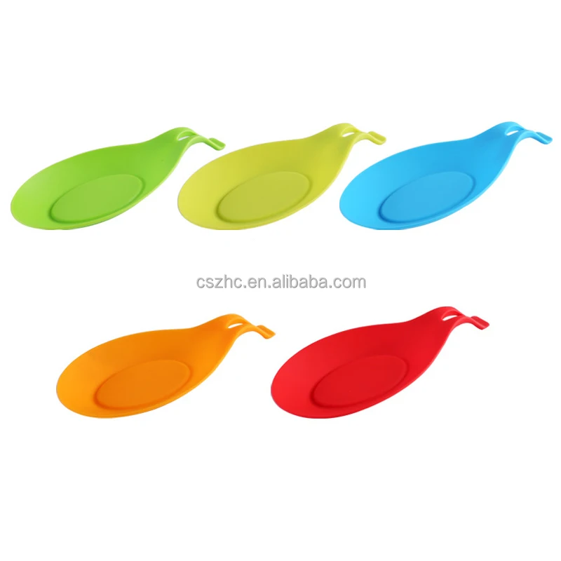 product wholesale customized silicone kitchen utensil rest ladle spoon holder for stove top-9