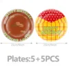 Assiettes 9 pouces, lot de 10