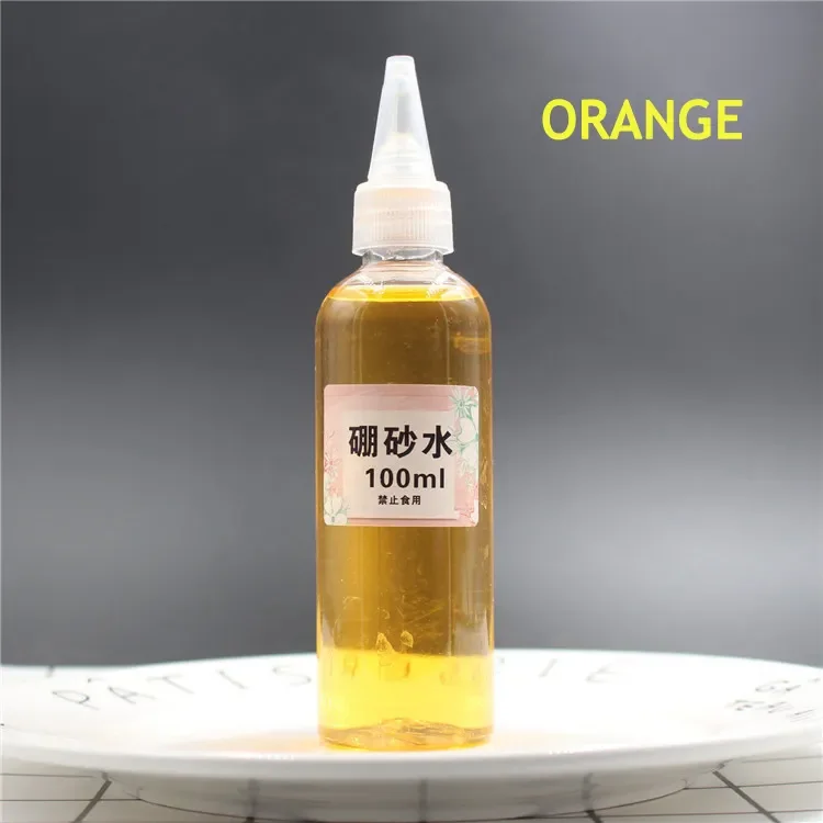 Красочные активаторы буровой воды 100 мл для самодельного слайма самодельный активатор