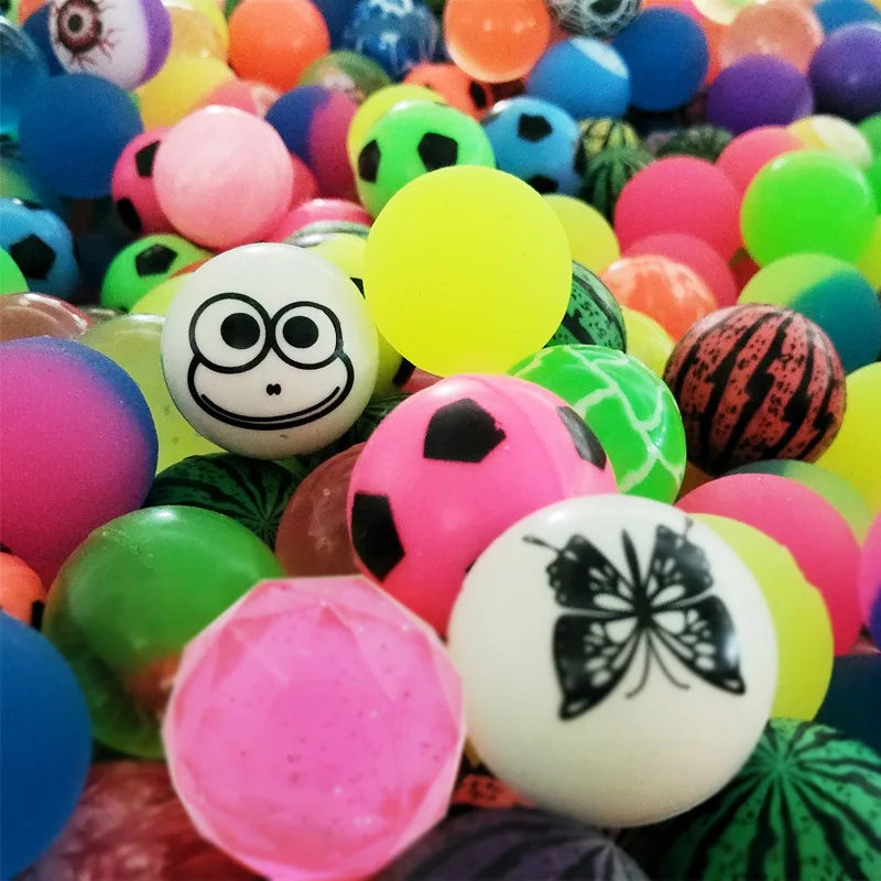 Popular 25mm 27mm 32mm Rubber Bouncy Balls Vending Machine High Jumping
