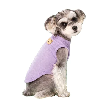 custom wholesale pet dog and cat clothes vest spring and summer small and medium-sized dog clothes