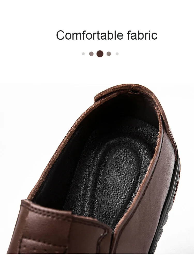 2024 New Hot Selling Men's Breathable Casual Shoes High Quality British Style Soft Sole Business Leather Shoes