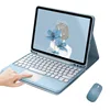 Azul brumoso - Teclado y ratón con trackpad táctil
