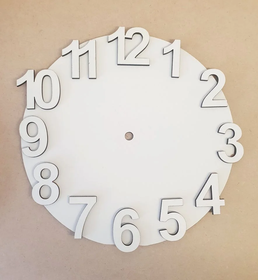 Blank Round Wooden Wall Clock For Sublimation Printing Buy Wall Clock