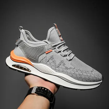 Mesh men's shoes breathable walking style men's casual running shoes fashion sports shoes