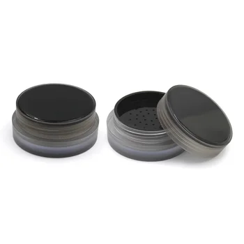 Provate Label  Loose Powder Jar with Sifter Round Jars Cosmetic Packaging 10g Loose Powder Jars Containers