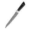 Cuchillo rebanador plateado de 8"