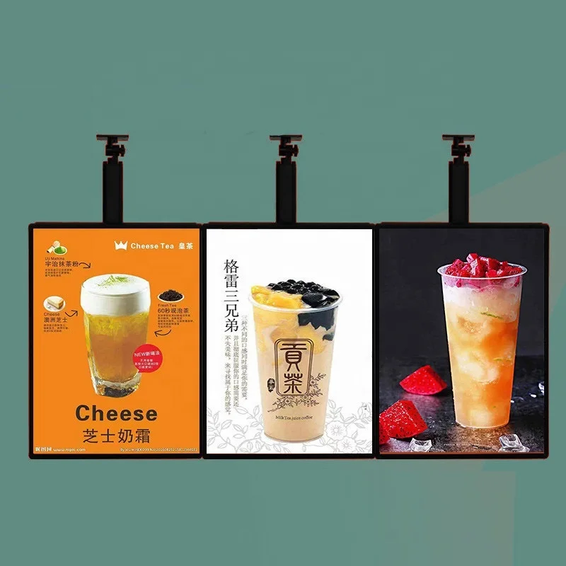Custom Factory Aluminium Profile Poster Frame Indoor Light Box with Glass Snap Advertising Sign
