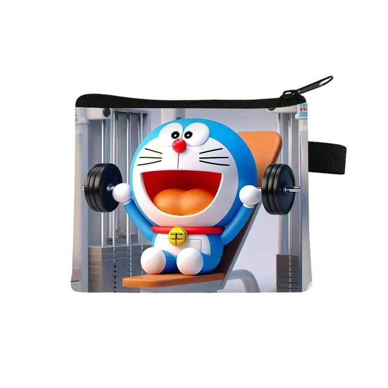 Newest Cartoon Anime Dora Polyester Coin Purse With Zipper for Kids Promotional Gifts Wallets Hold Money Card Coin Purse