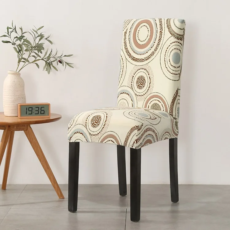 Чехлы на стулья HUIEN из спандекса, эластичное покрытие для свадебного офиса, кухни, банкета, вечеринки