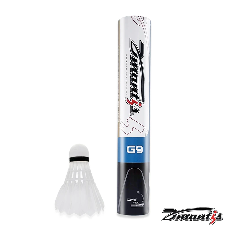 Dmantis high quality badminton shuttlecock G9 goose feather badminton shuttlecock oem