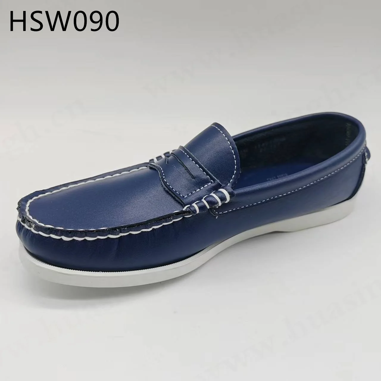 ZYF,Long Walk Mask Style No Shoelace Hand Stitching Peas Shoes Customized Shoe Size Kids&adult Dark Blue Flat Penny Shoes HSW090