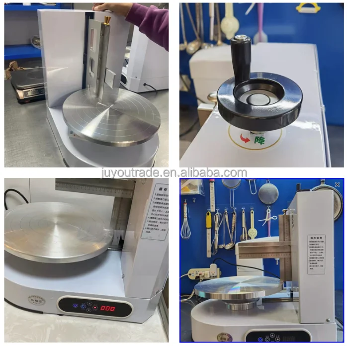 Birthday Cake Cream Daubing Machine/ Wedding Cake Decorating Machine/  Crepes Layer Cake Smearing Coating Machine - China Cake Decorating Icing  Machine, Cake Cream Spreader