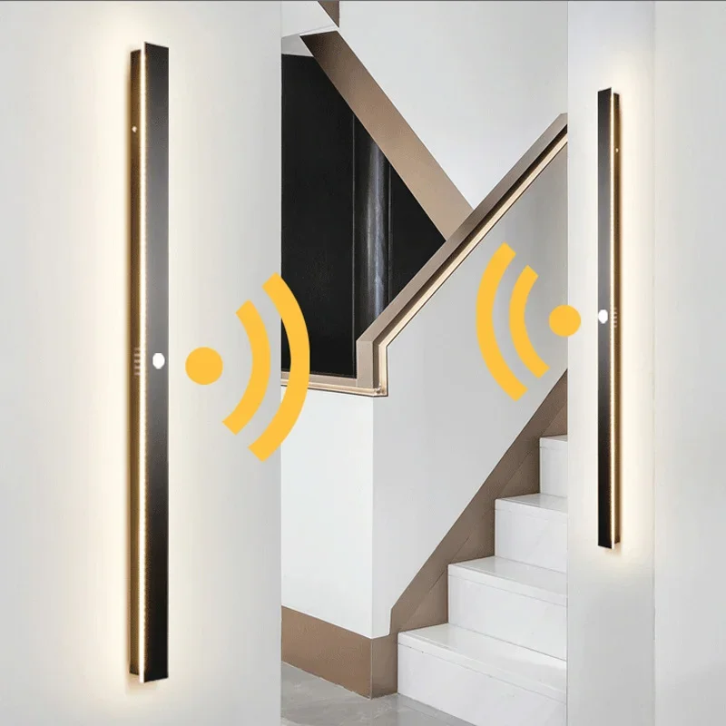 Настенный светильник с линейным датчиком 100 см 150 200 240