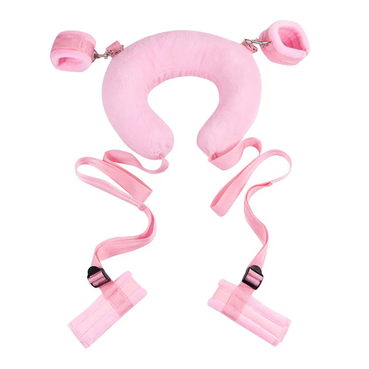 Adult Sex SM Toys Cuff Strap Whip Bed Restraint Neck to Thighs Bandage BDSM  Li