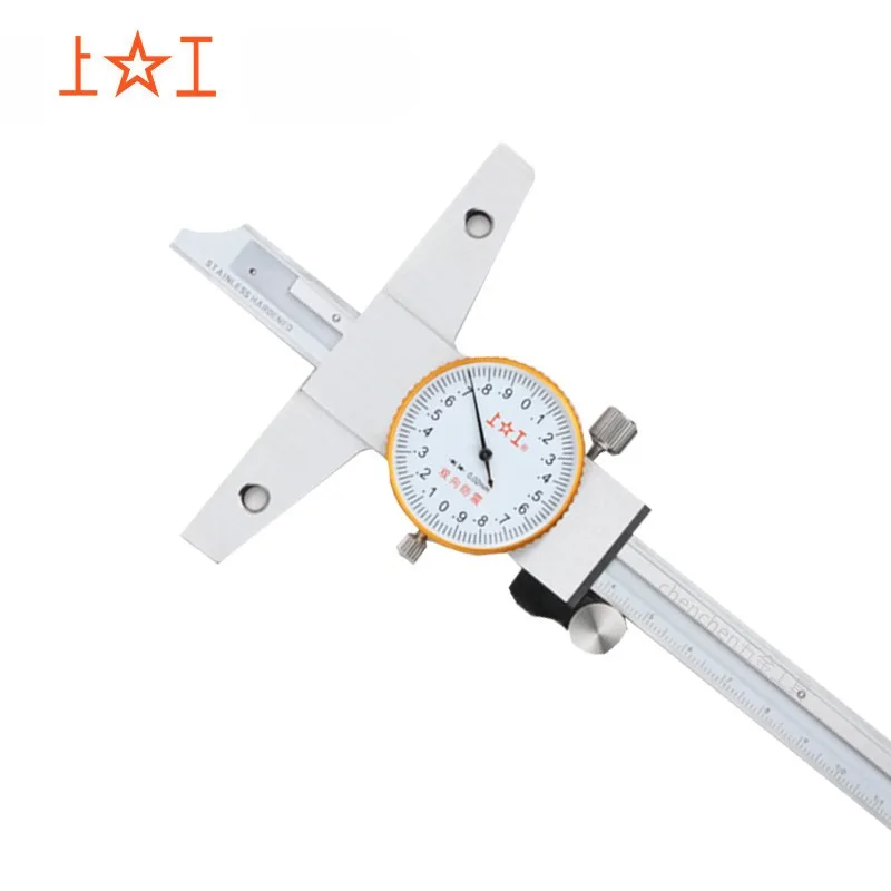 Depth Gauge Vernier Caliper 0150200300mm Measuring Tool Steel Gauges