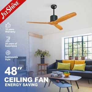 1stshine Ceiling Fan Hot Selling 48 Inches 2in1 Boom or Flush Ceiling Alternative Ceiling Fan Without Light