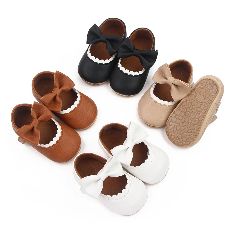 Hot Selling Soft PU Leather Baby Girl Shoes Customized OEM/ODM 2025 manufacture