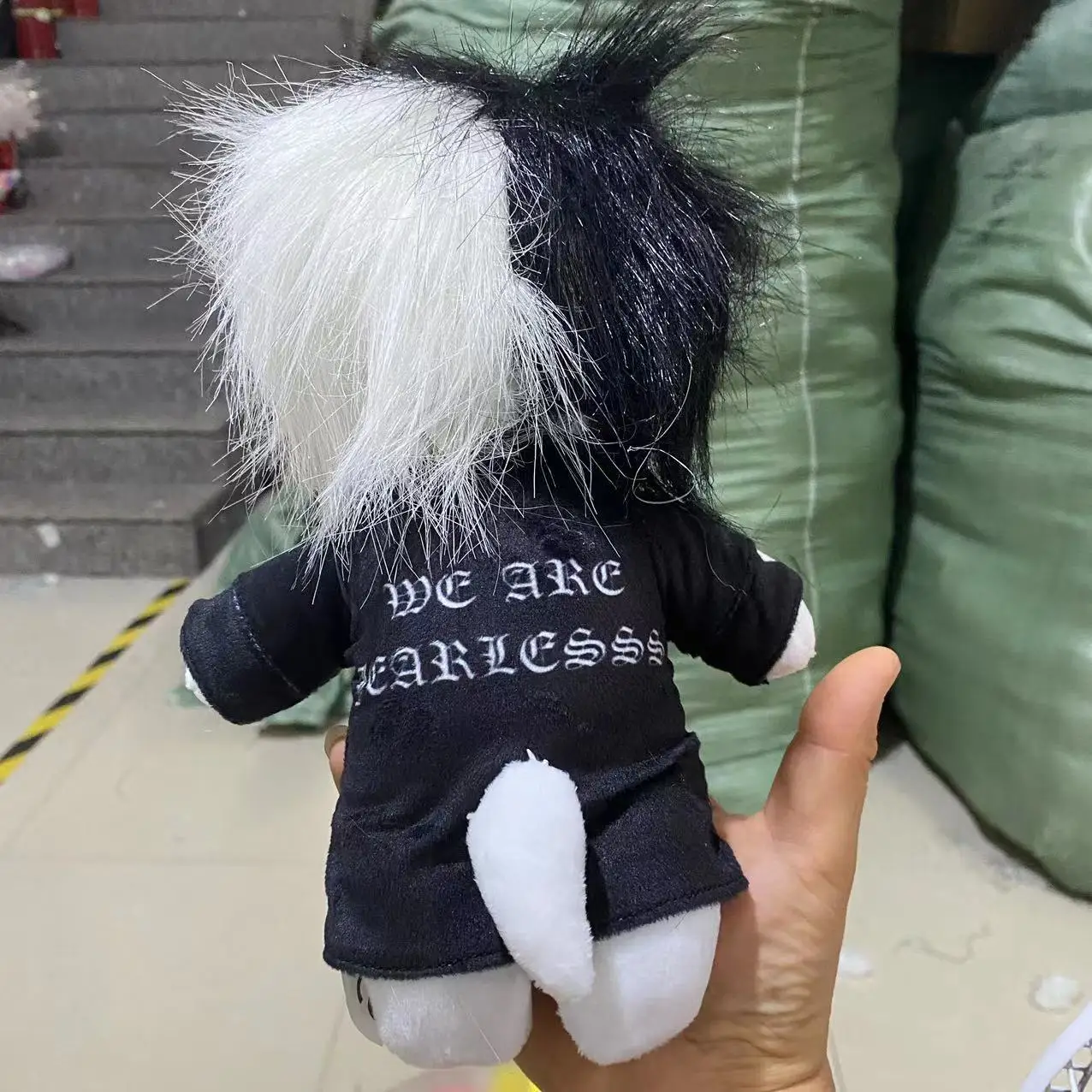 Zxc Cat Plush Toy - Scary Bared Teeth Halloween Horror