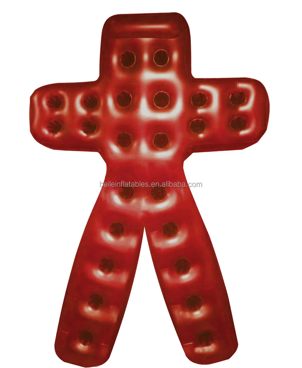 Custom Inflatable Human Body Shape Pool Float Mat| Alibaba.com