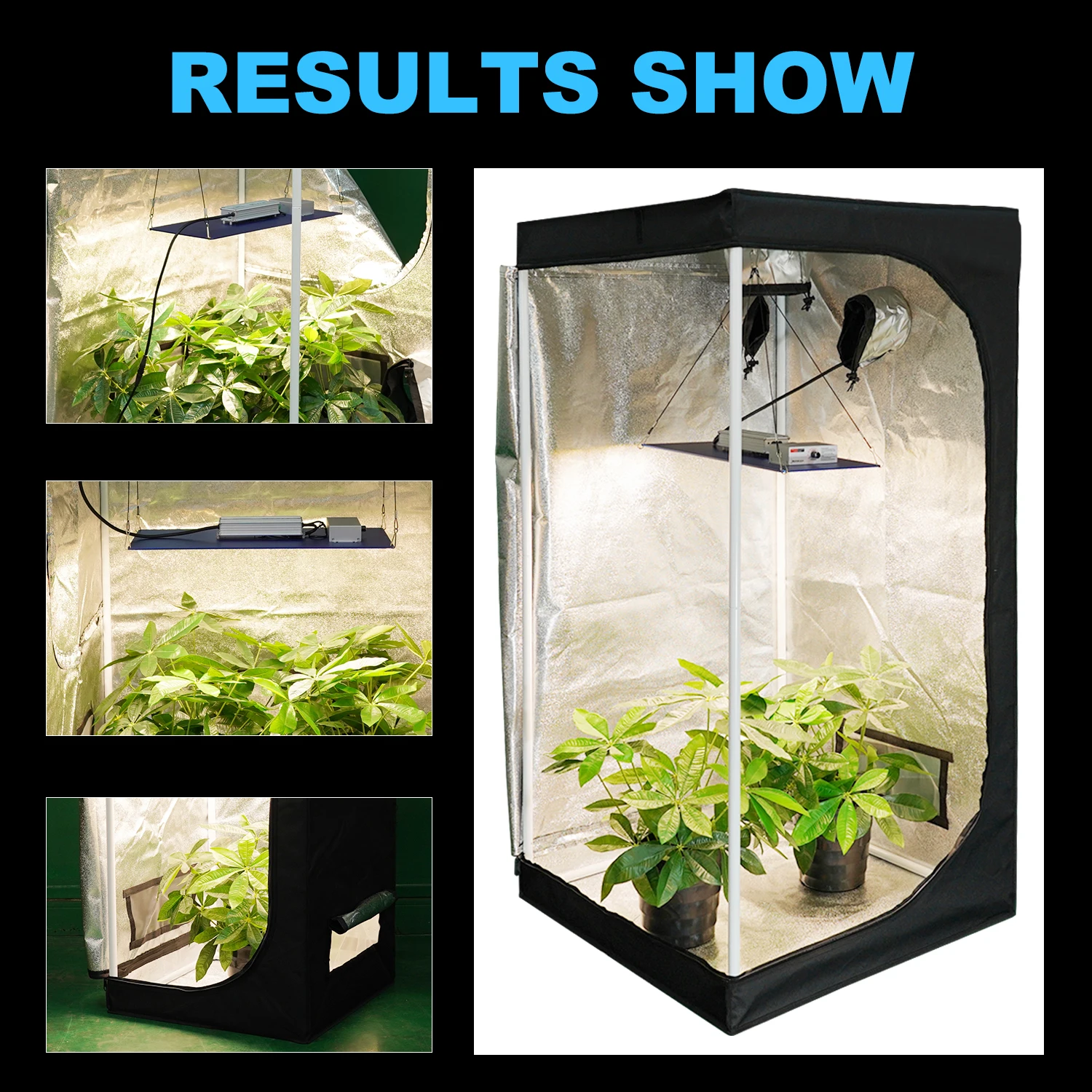 Meijiu Grow Tent Complete Kit 4x4 Grow Room Hot Sale Grow Box Indoor 80 ...