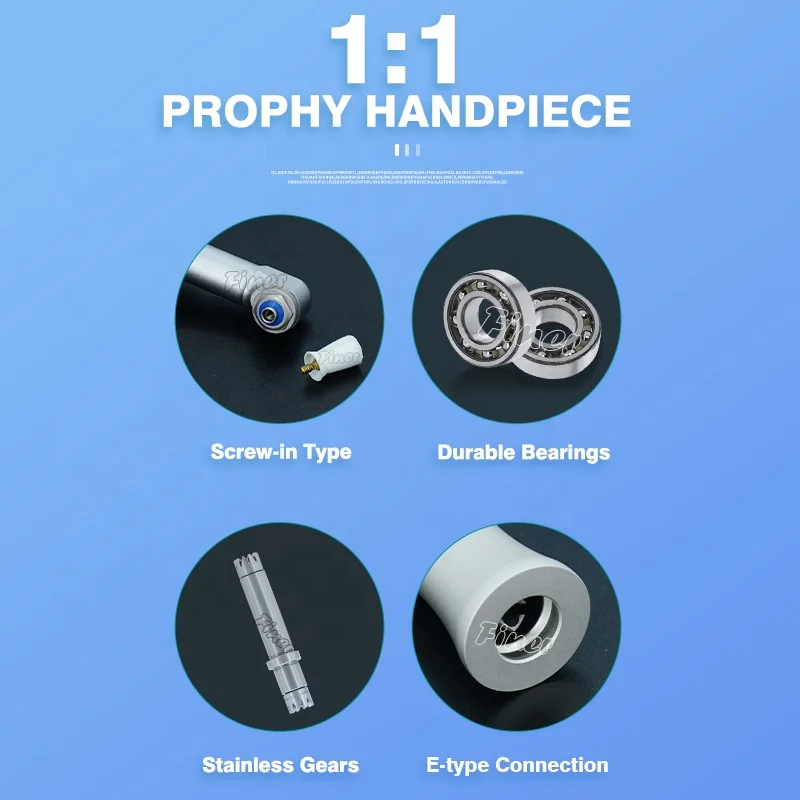 ARGOFLE evolution ハンドピース 歯科用研磨ブラシハンドピースクループロフィー低速コントラ