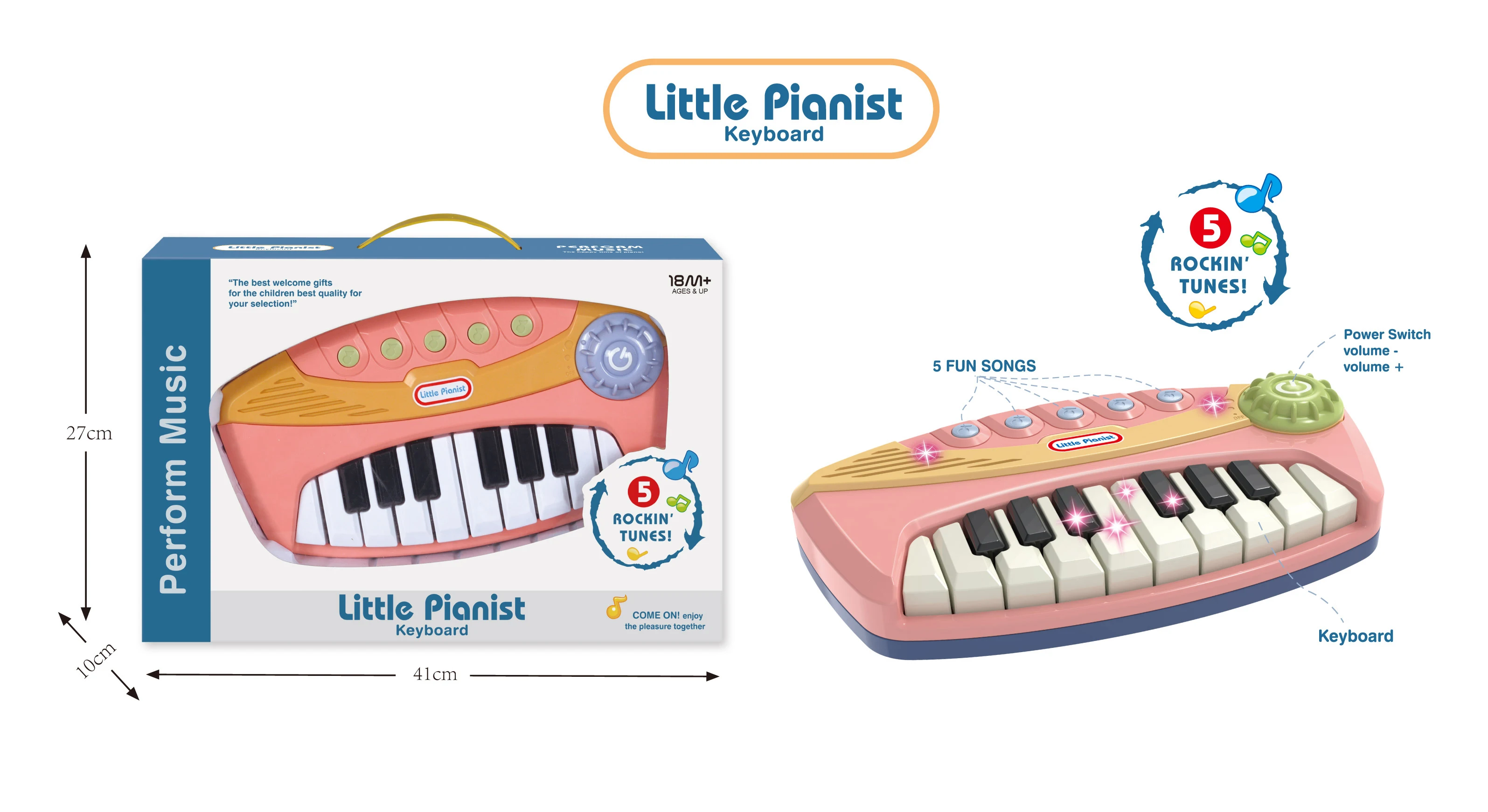 子供のための卸売リトルピアニスト電子オルガン赤ちゃん楽器