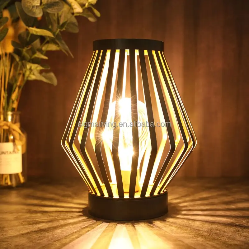 High quality new battery powered outdoor table lamp outdoor garden lights
