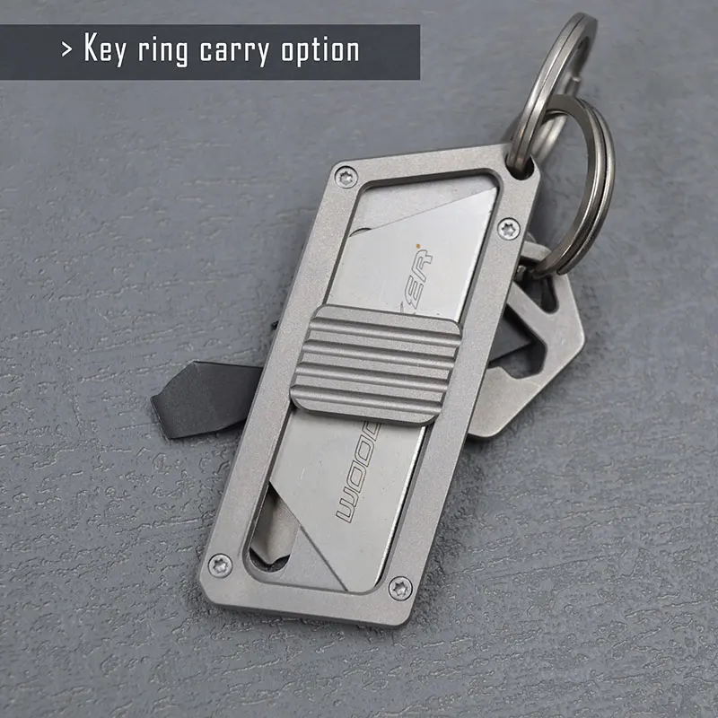 Small Box Cutter Keychain Portable Mini Utility Knife Box Cutter Small Little Pocket EDC Cutting ...