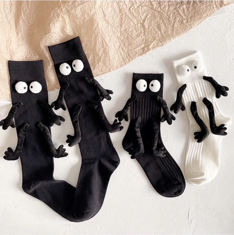 Cute Doll Funny Socks Halloween 3D Elfin Funny Socks Funny 3D Doll Pattern Socks