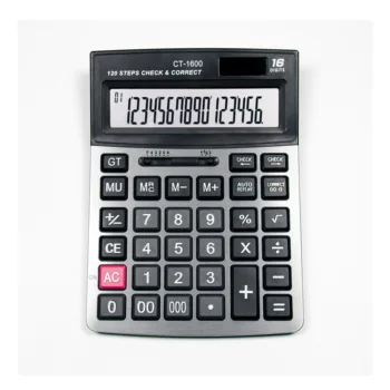 Large LCD big buttons desk cute school office hot selling wholesale stationery items 12 digit calculator