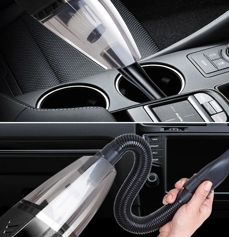 Portable Car Vacuum Cleaner 12v Hand Held Car Vacuum Cleaner 13000pa