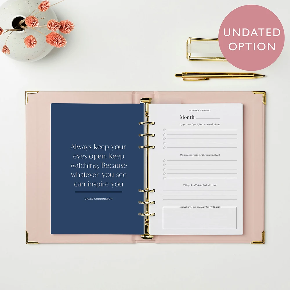 Custom 6 Ring Binder Cover Loose Leaf Budget Binder With Zipper Envelops and Labels Planner Binder