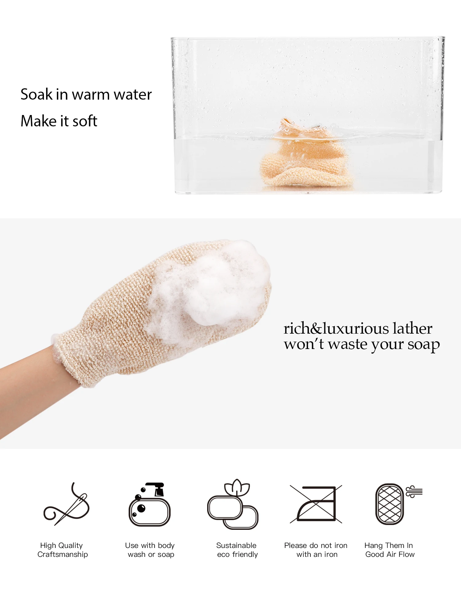 Ecofriendly Biodegradable Natural Sisal Exfoliating Bath Gloves Exfoliating Buy Kids Bath