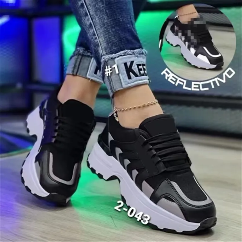 2023 European And American New Casual Sports Shoes Women's Flying Woven ...