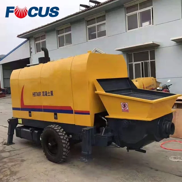 Easy to Operate Small Concrete Transportation Pumps Diesel Cement Pump Machine Concrete