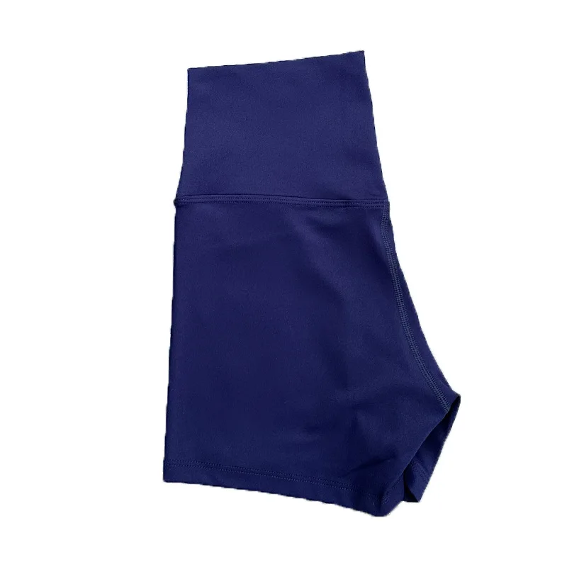 High Waist Three-Quarter Sports Shorts Style 'Barely There' Nylon Shorts Casual Peach Pa detail