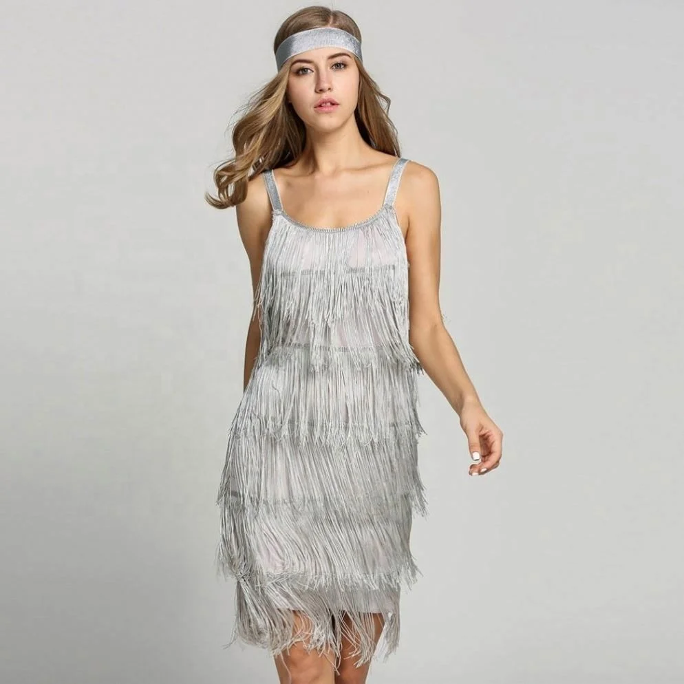 Drape Tassel Flapper Costume Dress Great Gatsby 1920s Vintage Dance  Stripper Party Dress Factory Wholesale Headwear - Buy Gatsby Dress,Tassel  Dance Dress,Sequin Vintage Dress Product on 