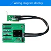 PEX88096 Placa Base de 5 GPU