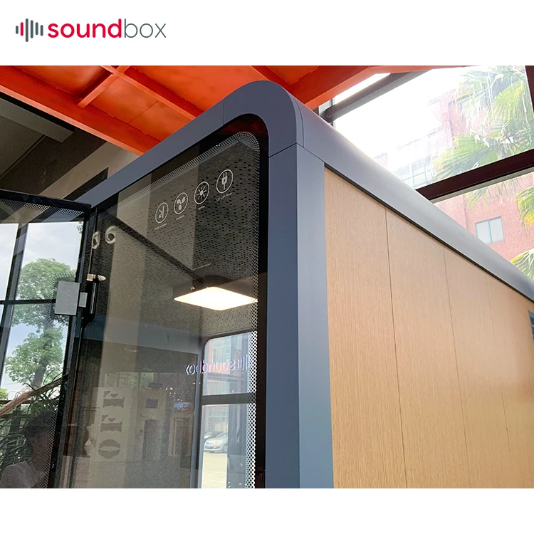 Factory Acoustic Movable Silence Booth Soundproof Booth for Office