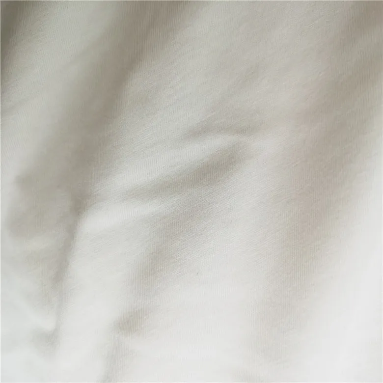 160gsm Giza Cotton Knitted 50s Egyptian Cotton Spandex Knit Underwear Fabric