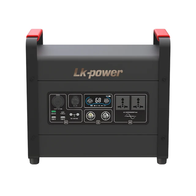 Lithium Battery Backup Portable Power Station 1920wh Rechargeable Generator with 3000 Watt AC Inverter