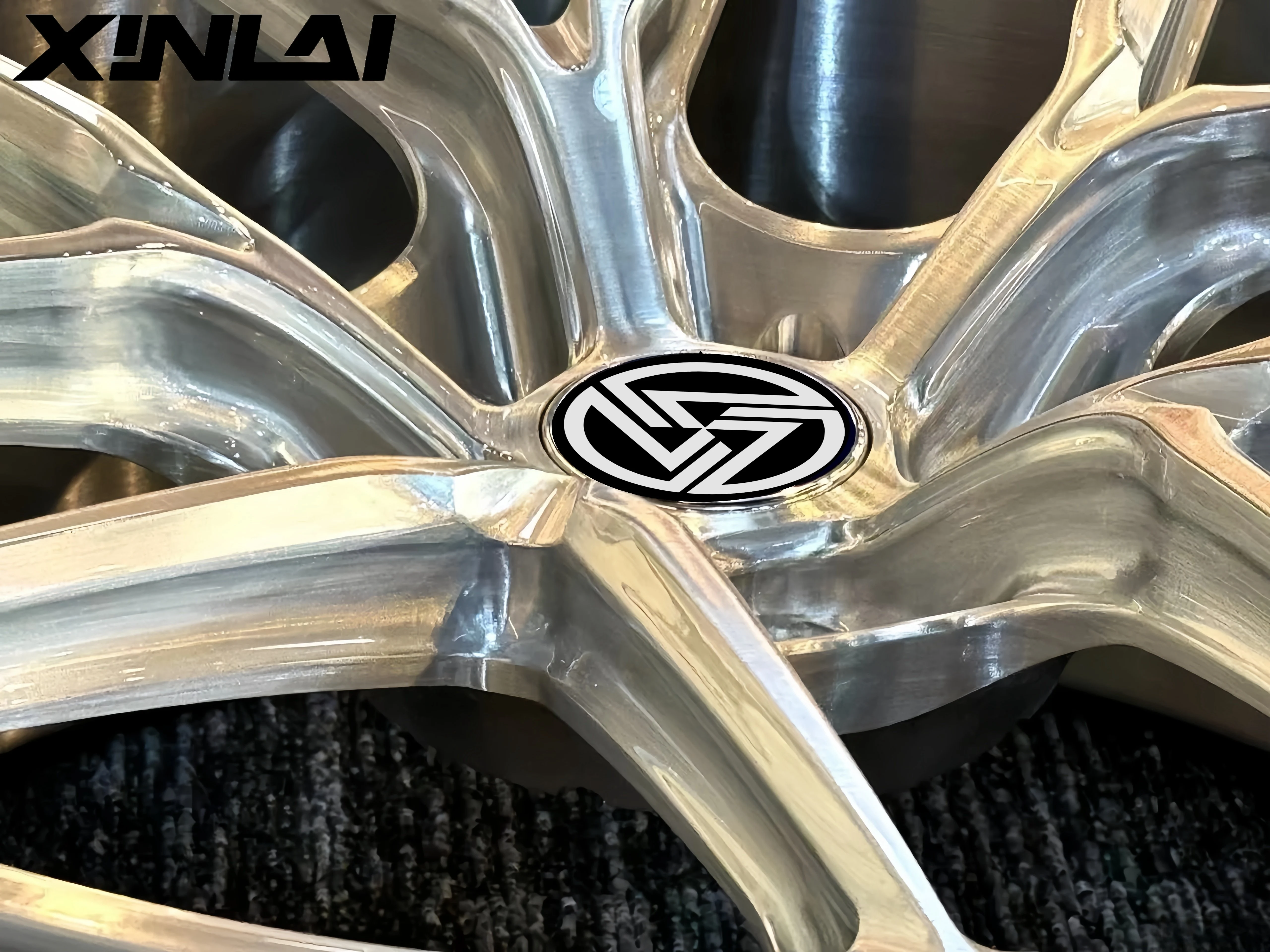 XINLAI Hot Sale 1 Piece Deep Concave Forged Brushed Polished 5x120 5x112 5x114.3 18 19 20 21 22 Inch Wheel for Racing Car Wheel - Image 3