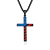 สร้อยคอเคลือบสีดำ PL001 3*60ซม