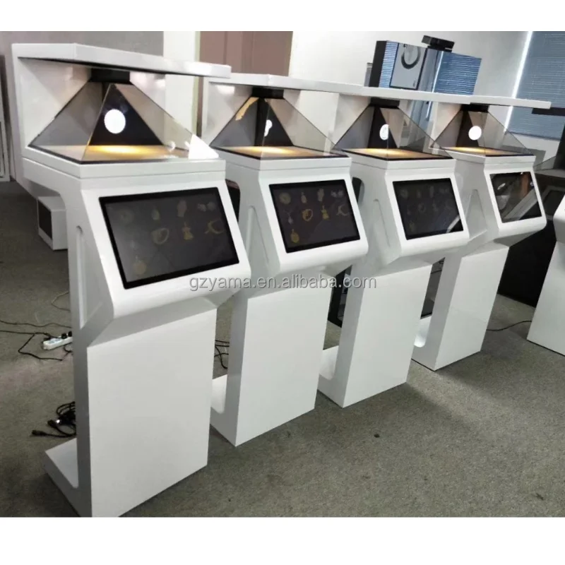 270 ° 3Dホログラムピラミッドディスプレイ3-製品可視化のための両面