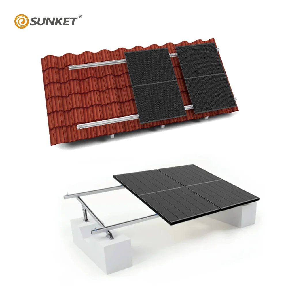 Sunket Solar Power System Home Solar System 10KW 15KW 20KW 25KW 30KW Off Grid Hybrid Solar Energy System