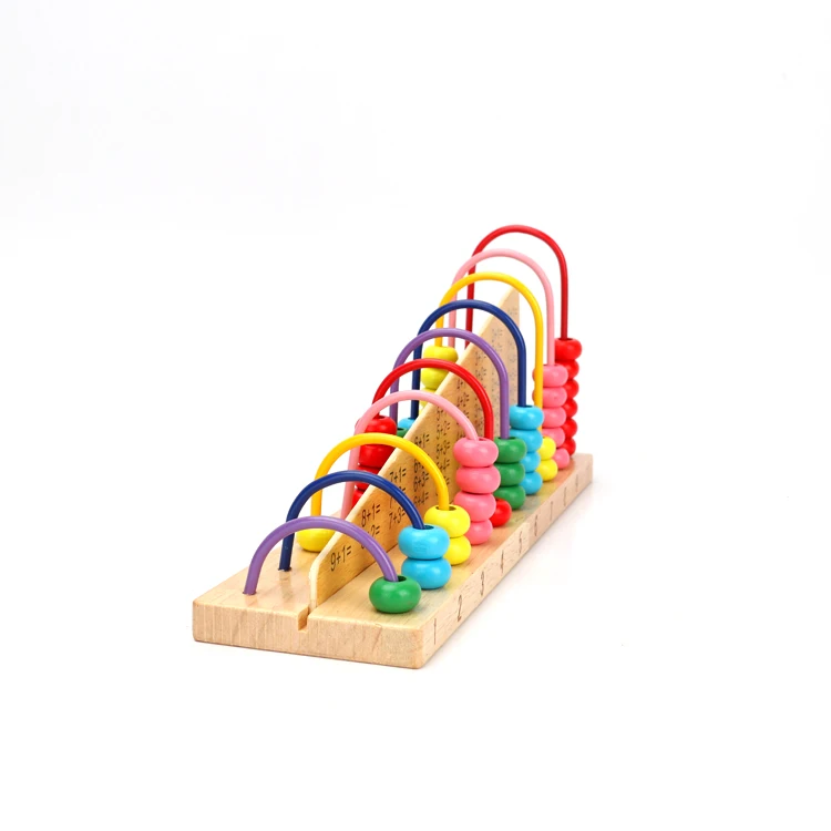 New Arrival Educational Math Toys Counting Game Wooden Calculator Toys for Children Learning