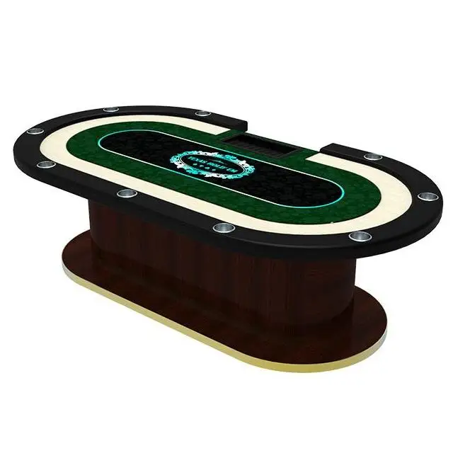 Лучший товар для казино YH, настольный дилер Техаса с пластиковым лотком для 8 игроков