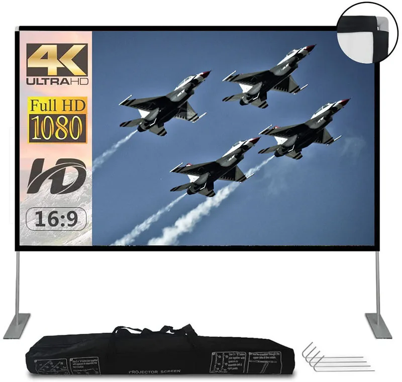 プロジェクタースクリーン 100インチ 16:9 吊り下げ式 電動 静音 大